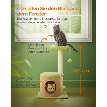 7. Bild von Feandrea Kleiner Kratzbaum mit Höhle
