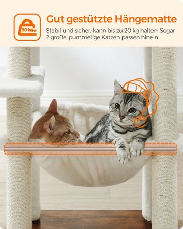 6. Bild von Modern Katzenbaum Vintagebraun