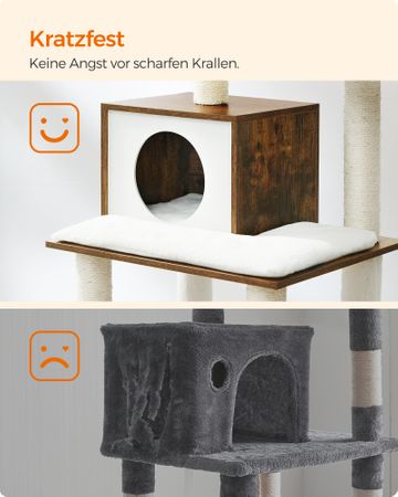 9. Bild von Modern Katzenbaum Vintagebraun
