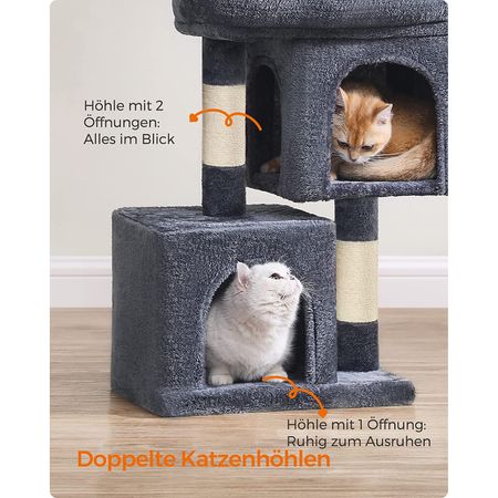 7. Bild von Feandrea Kratzbaum klein mit großer Plattform und Sisalstämme
