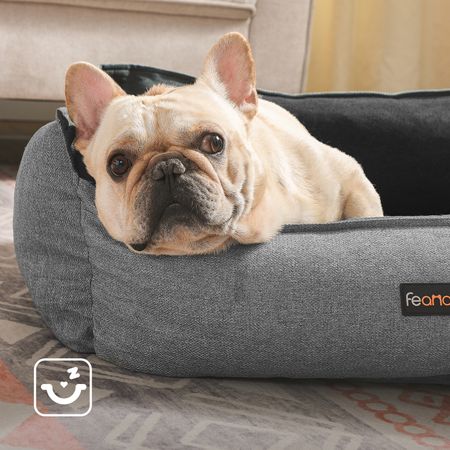 8. Bild von Hundebett mit Rand 80 x 60 x 28 cm
