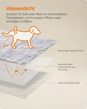 4. Bild von Feandrea Hundedecke beidseitig verwendbar