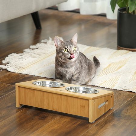 4. Bild von 2 Fressnäpfe für Hunde und Katzen