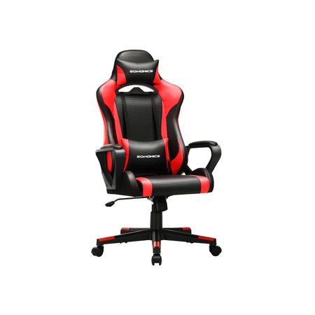 2. Bild von Gaming Stuhl ergonomisch schwarz-rot