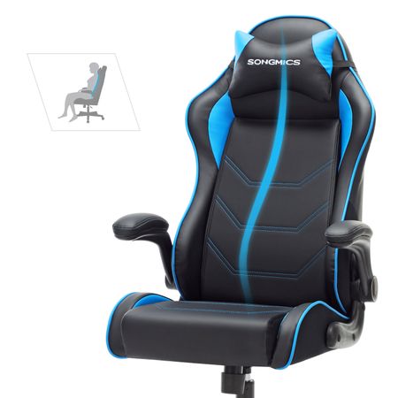 6. Bild von Racing Chair schwarz-blau