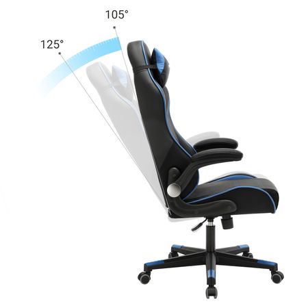7. Bild von Racing Chair schwarz-blau