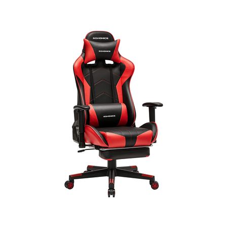 2. Bild von SONGMICS Gaming Stuhl schwarz-rot