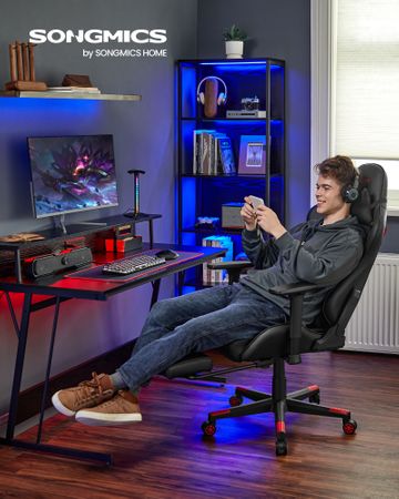 3. Bild von SONGMICS Gaming-Stuhl mit hoher Rückenlehne