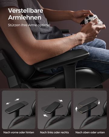 9. Bild von SONGMICS Gaming-Stuhl mit hoher Rückenlehne