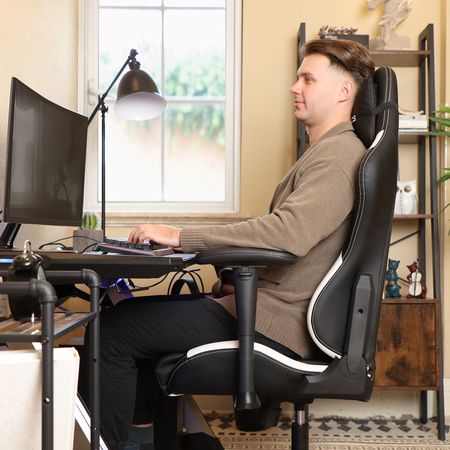 4. Bild von SONGMICS Gaming Stuhl mit Kopfstütze