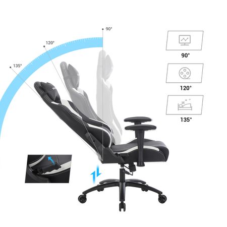 5. Bild von SONGMICS Gaming Stuhl mit Kopfstütze