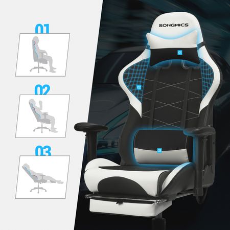 7. Bild von Gamingstuhl mit Fußstütze