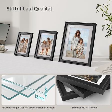 4. Bild von SONGMICS Bilderrahmen 16 Passepartouts