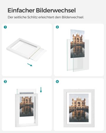 7. Bild von SONGMICS 9er Set schwebende Bilderrahmen