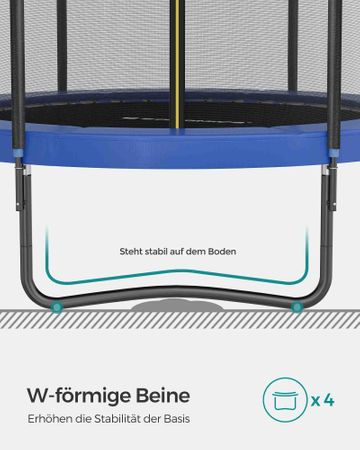 7. Bild von Trampolin groß Ø 366 cm mit Innennetz