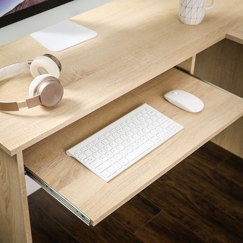 VASAGLE Computertisch in L-Form, Schreibtisch, Eckschreibtisch mit 2