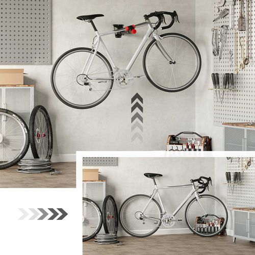Fahrrad Montageständer ROT Wandmontage Fahrrad Reparaturständer Wandhalter 