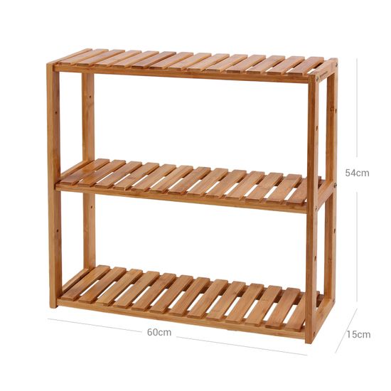 Badezimmerregal aus Bambus - Badezimmerregal | SONGMICS