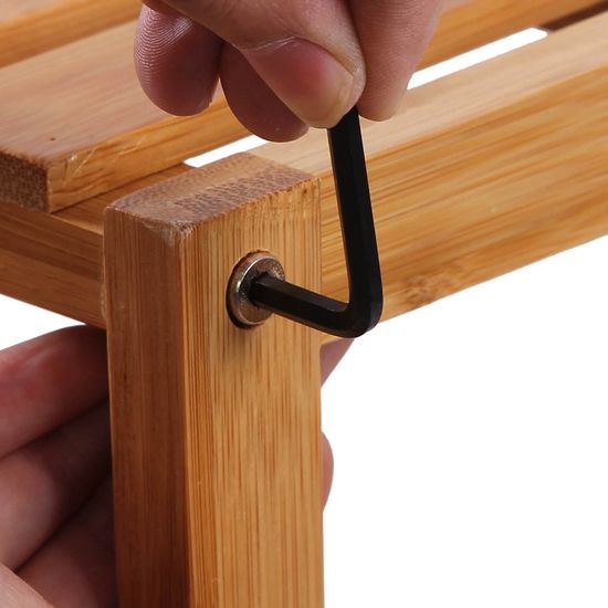 Badezimmerregal aus Bambus - Badezimmerregal | SONGMICS