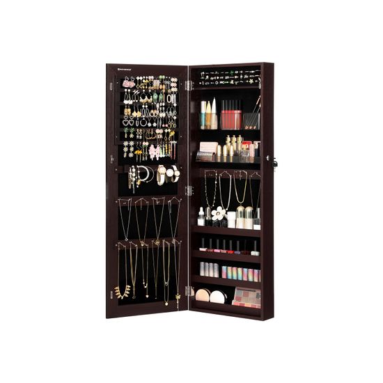 SONGMICS Schmuckschrank hängend, Hängeschrank, abschließbarer