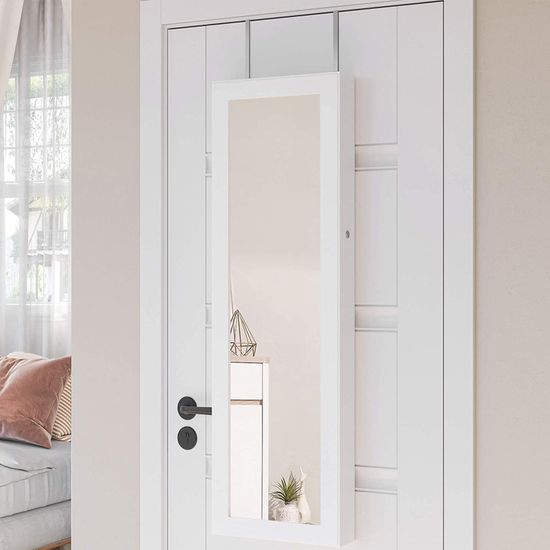 SONGCMICS Türhaken, für Schmuckschrank, 2er Set, aus Stahl, geeignet