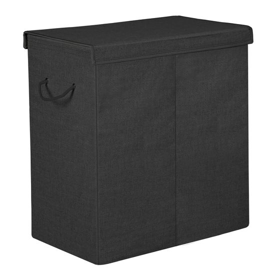 SONGMICS Wäschekorb 142 L, Wäschesammler aus Leinenimitat