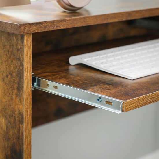 VASAGLE Computertisch in L-Form, Schreibtisch, Eckschreibtisch mit 2