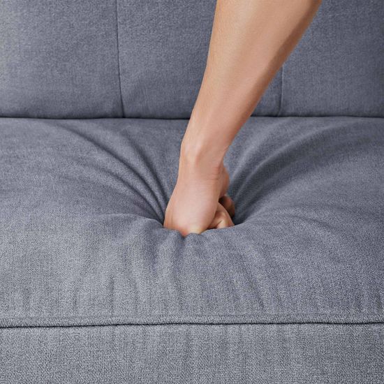 VASAGLE Sofa, Couch fürs Wohnzimmer, Bezug aus Polyester, Polstermöbel