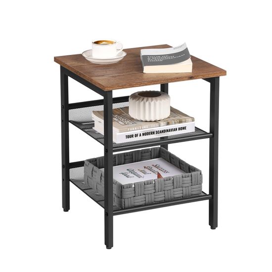 VASAGLE Nachttische, Beistelltisch-Set, 2er-Set Sofatische, kleine