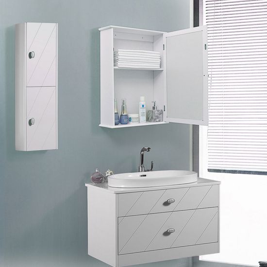 Badezimmerschrank mit Spiegel