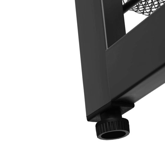 Schuhregal mit 8 Ebenen Schwarz