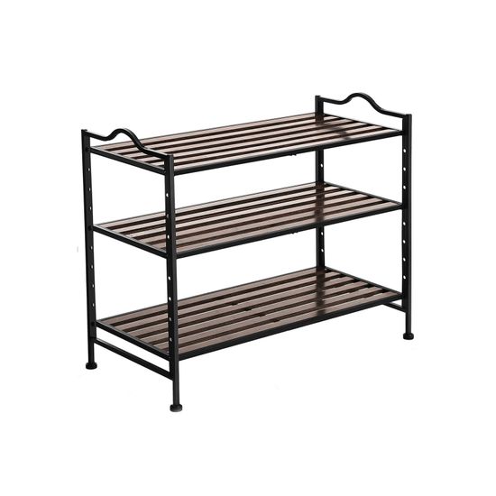 Stapelbares Schuhregal 3 Ebenen