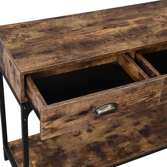 Konsolentisch mit Metallgriffen - Konsolentisch | VASAGLE von SONGMICS