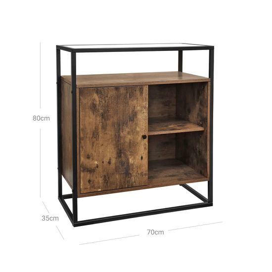 VASAGLE Kommode, Küchenschrank, Schrank, Konsolentisch mit