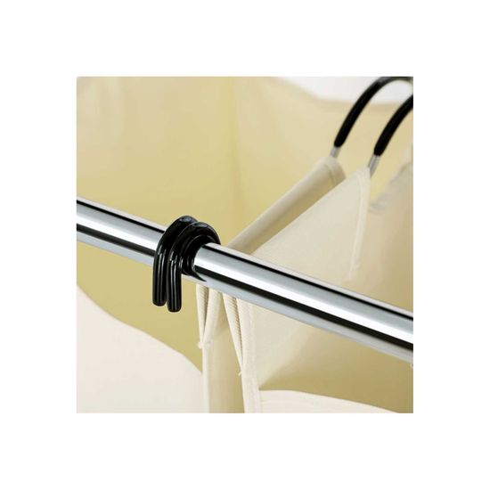 Wäschesortierer 3 Fächer Beige