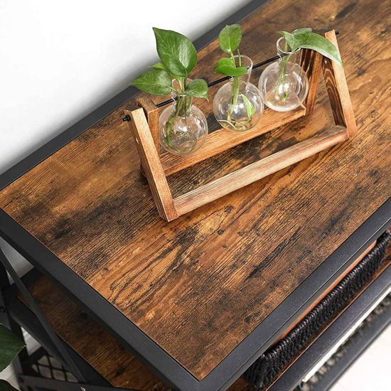 VASAGLE TV-Schrank, Fernsehtisch, Lowboard für Fernseher bis zu 70 Zoll