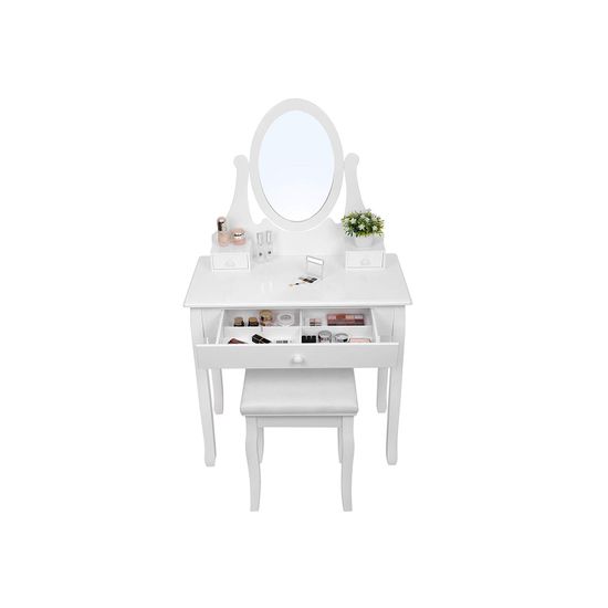 Friesiertisch mit ovalem Spiegel