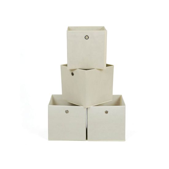 Aufbewahrungsboxen 6 Stück Beige