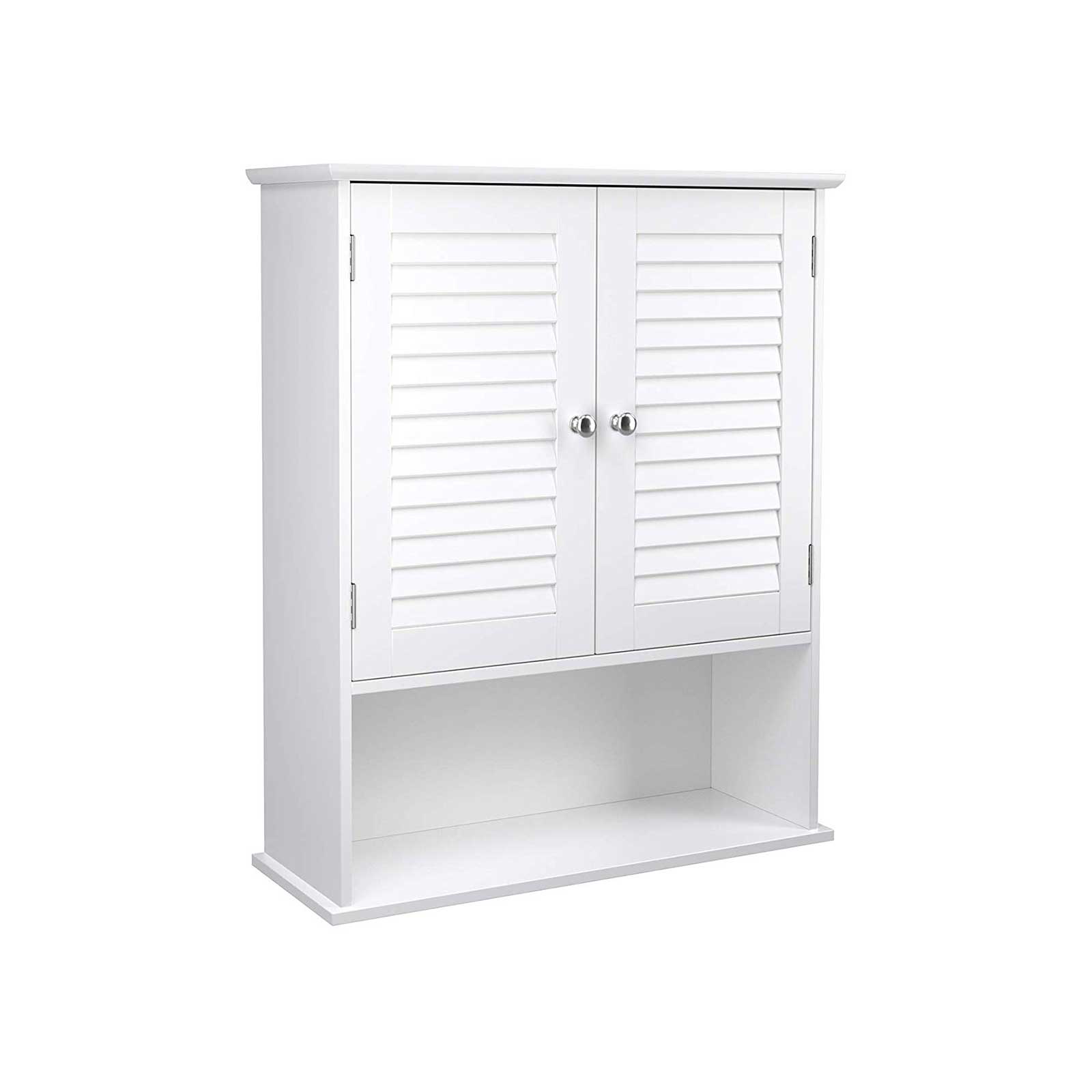 Songmics - vasagle Hängeschrank Badezimmerschrank Wandschrank 20 x 60 x 70 cm - Weiß