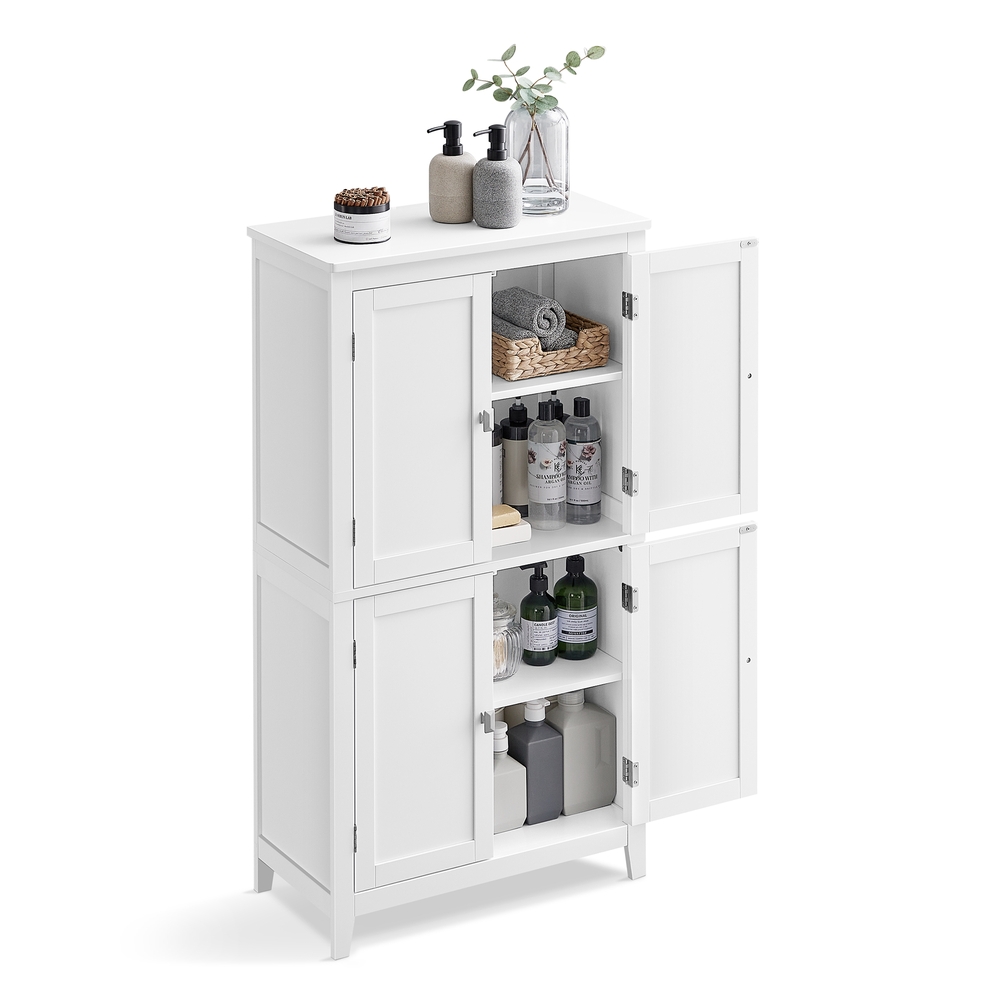 Badezimmerschrank mit 4 Türen klassikweiß