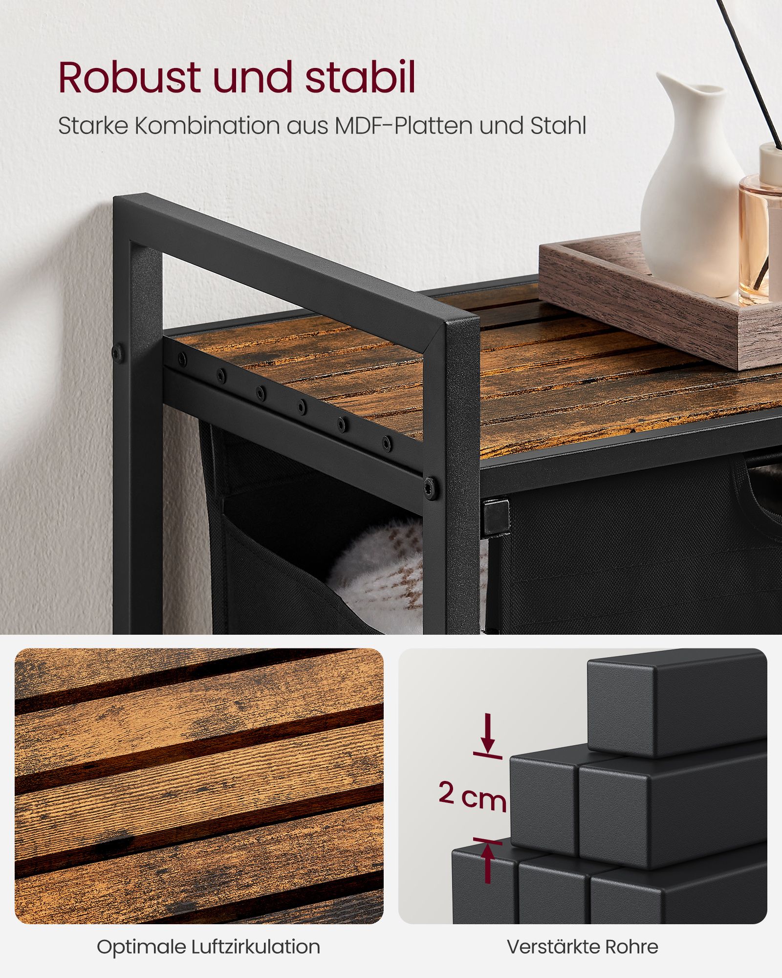 Skalbinių krepšys su ištraukiamais skalbinių maišais