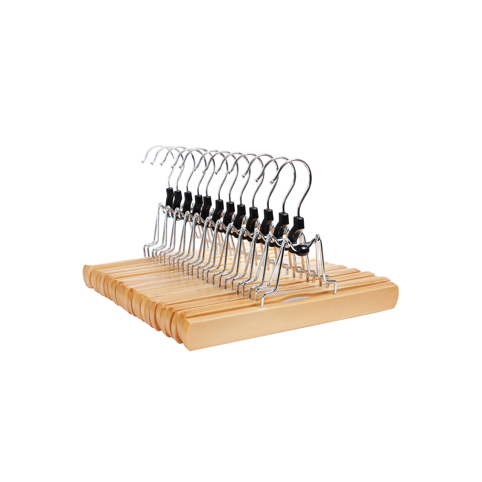 Songmics Klemmbügel Schimaholz 12 Stück