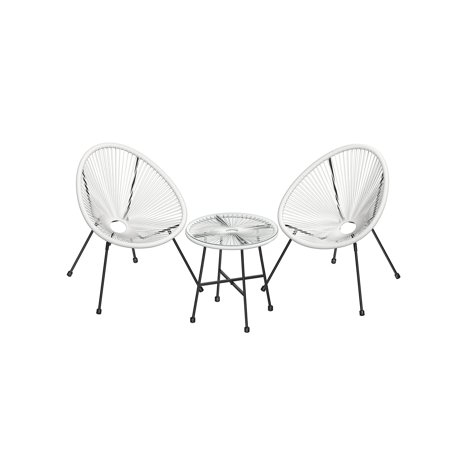 Gartenmöbel 3er Set