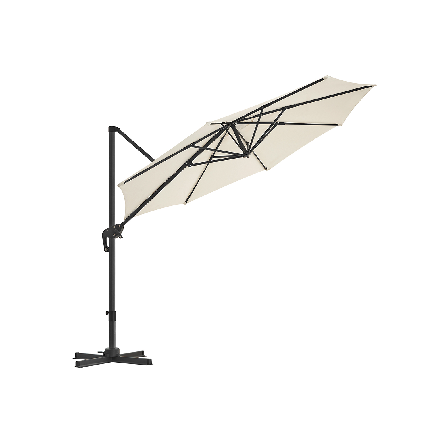 Ampelschirm Sonnenschirm  beige