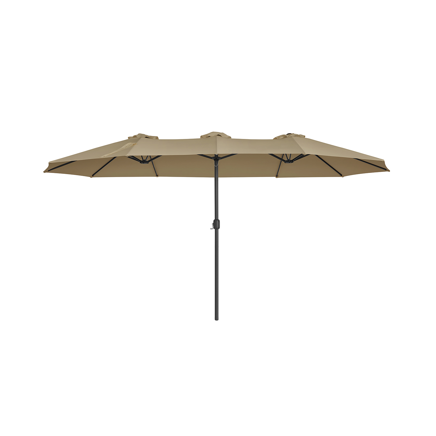 Sonnenschirm extra groß Taupe