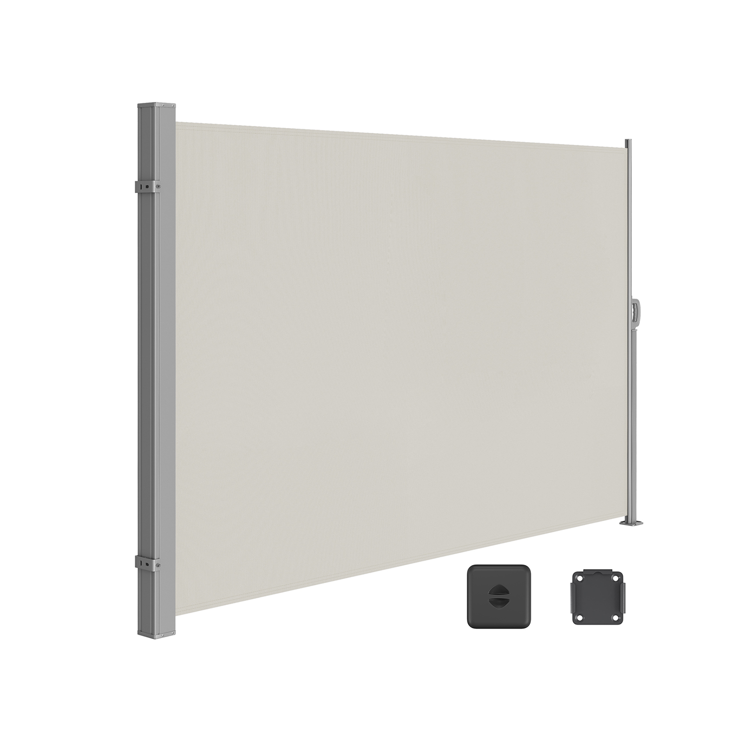 Seitenmarkise 200 x 300 cm Taupe
