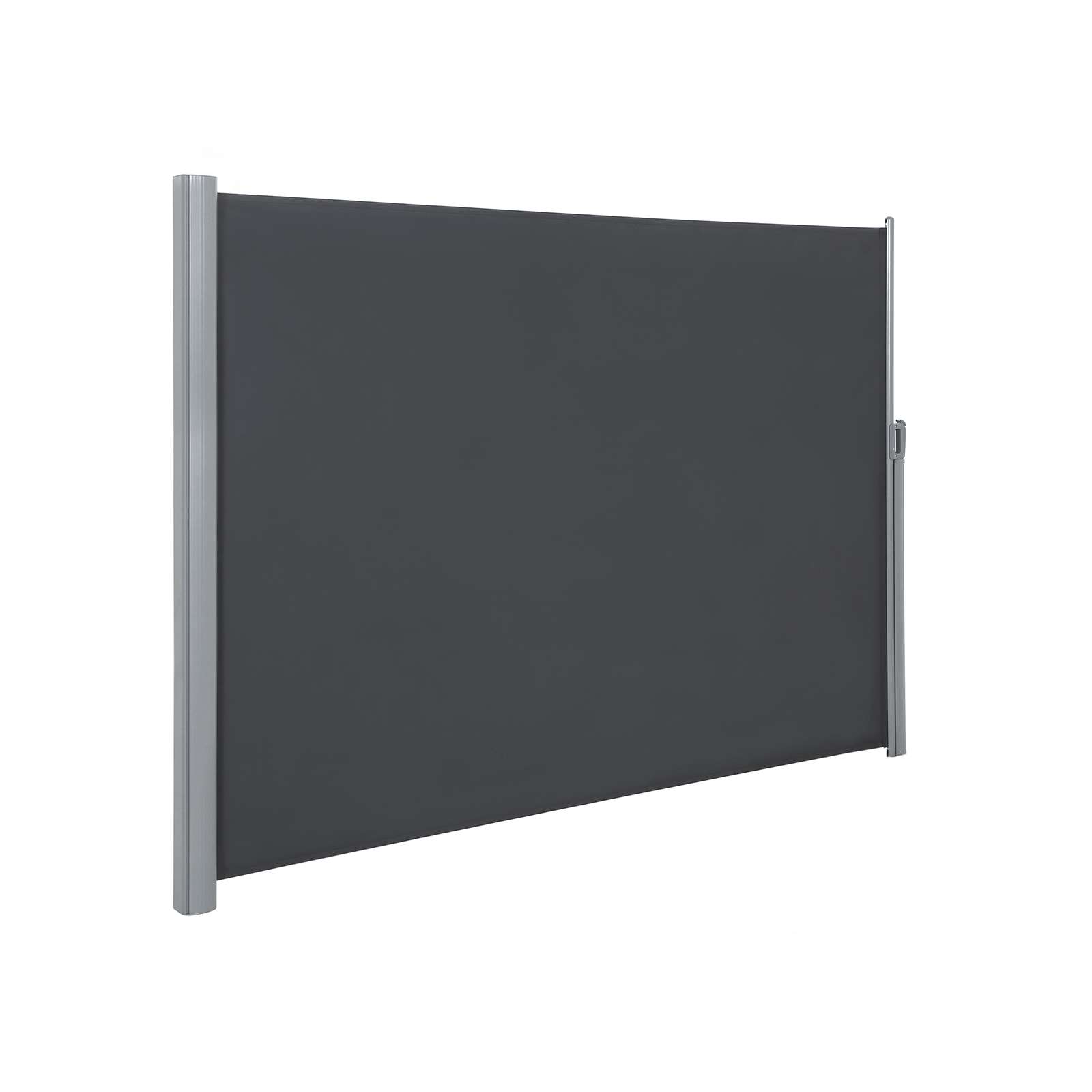 Seitenmarkise 200 x 400 cm Garten Anthrazit
