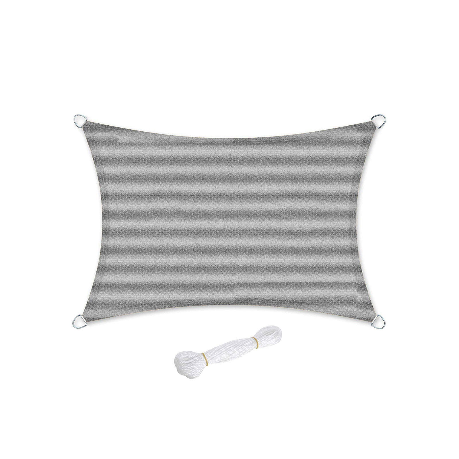 Sonnensegel 3 x 4 m rauchgrau