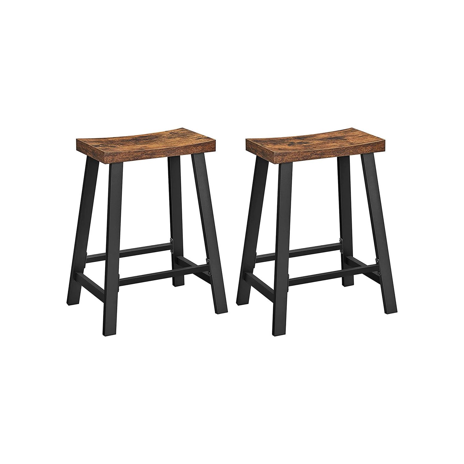 Barhocker mit gebogener Sitzfläche