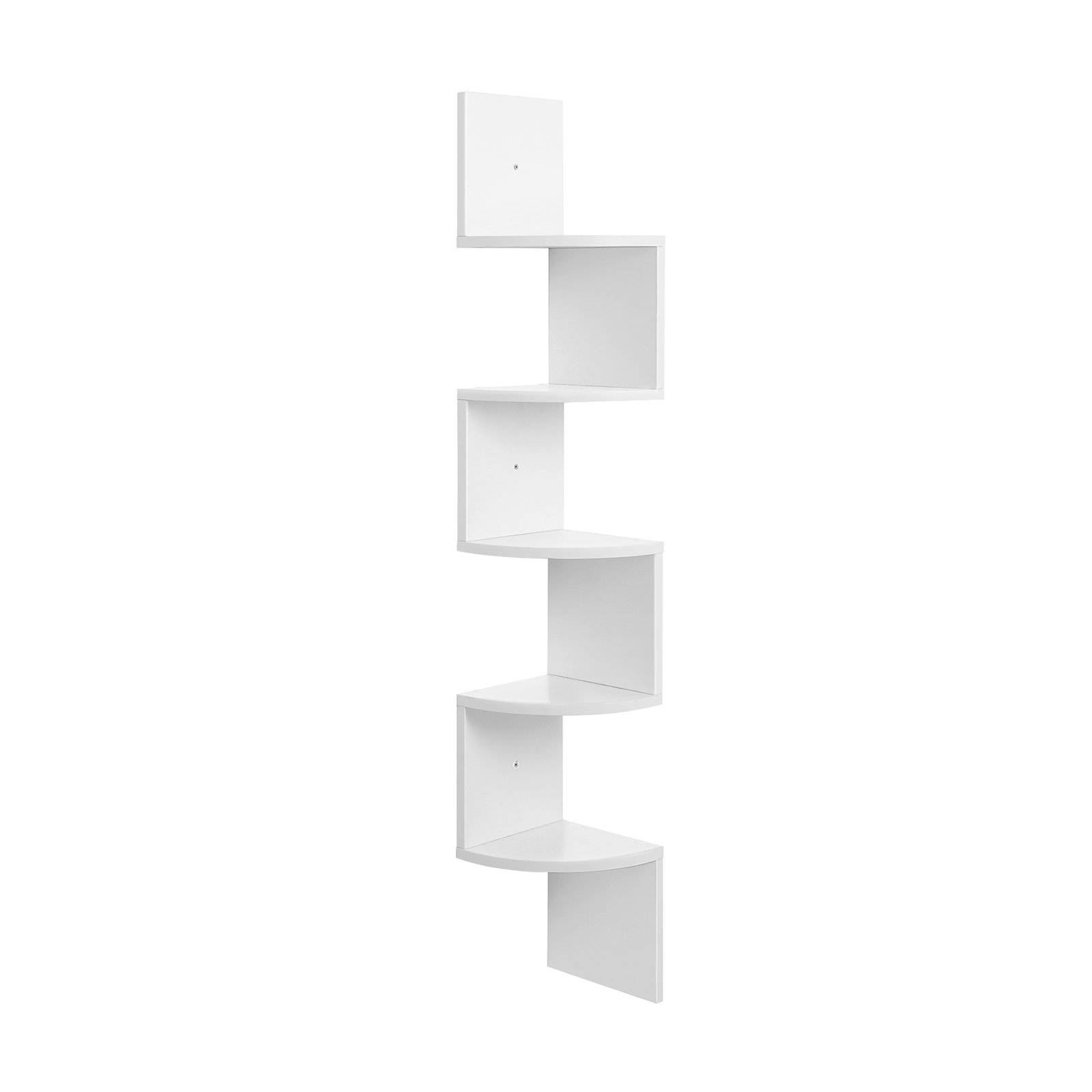 VASAGLE Eckregal weiß 20,0 x 20,0 x 126,0 cm, 1 St.